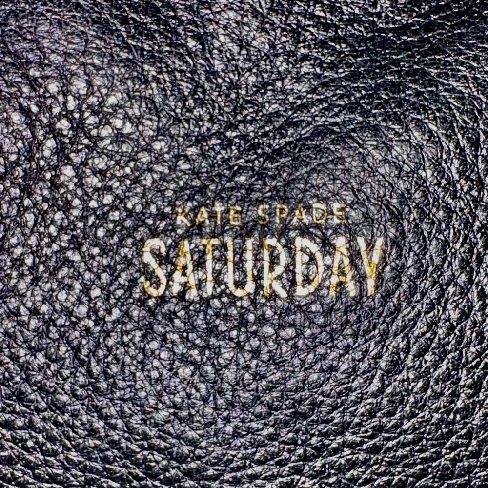 Kate Spade Saturday Freeform Satchel in Black Pebbled Leather